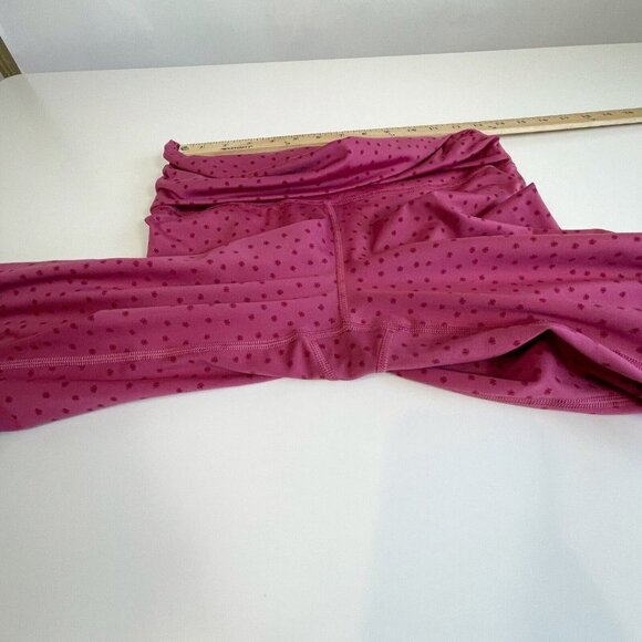 Nike Womens Yoga Dot Twist 7/8 Capri Tights Pink Size M Athletic CZ9144-633 - Picture 10 of 12